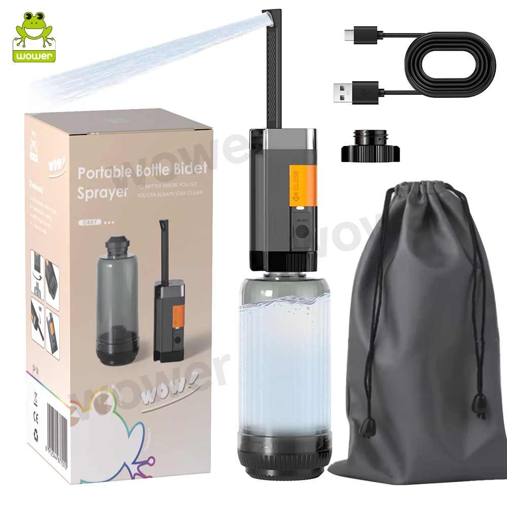 400ML Bidet แบบพกพากันน้ําชาร์จ Bidet Travel Shattaf สําหรับสตรีและผู้ชายสุขอนามัยส่วนบุคคลทําความสะอาด Baby Care 1