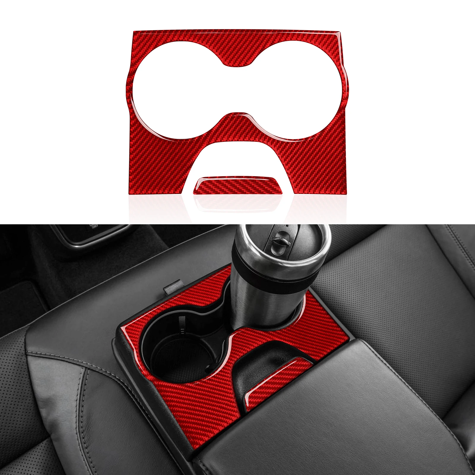 

Для Dodge Charger 2011-2023 / Chrysler 300 2011-2023 автомобильные аксессуары для интерьера углеродное волокно задний подлокотник подстаканник отделка наклейки