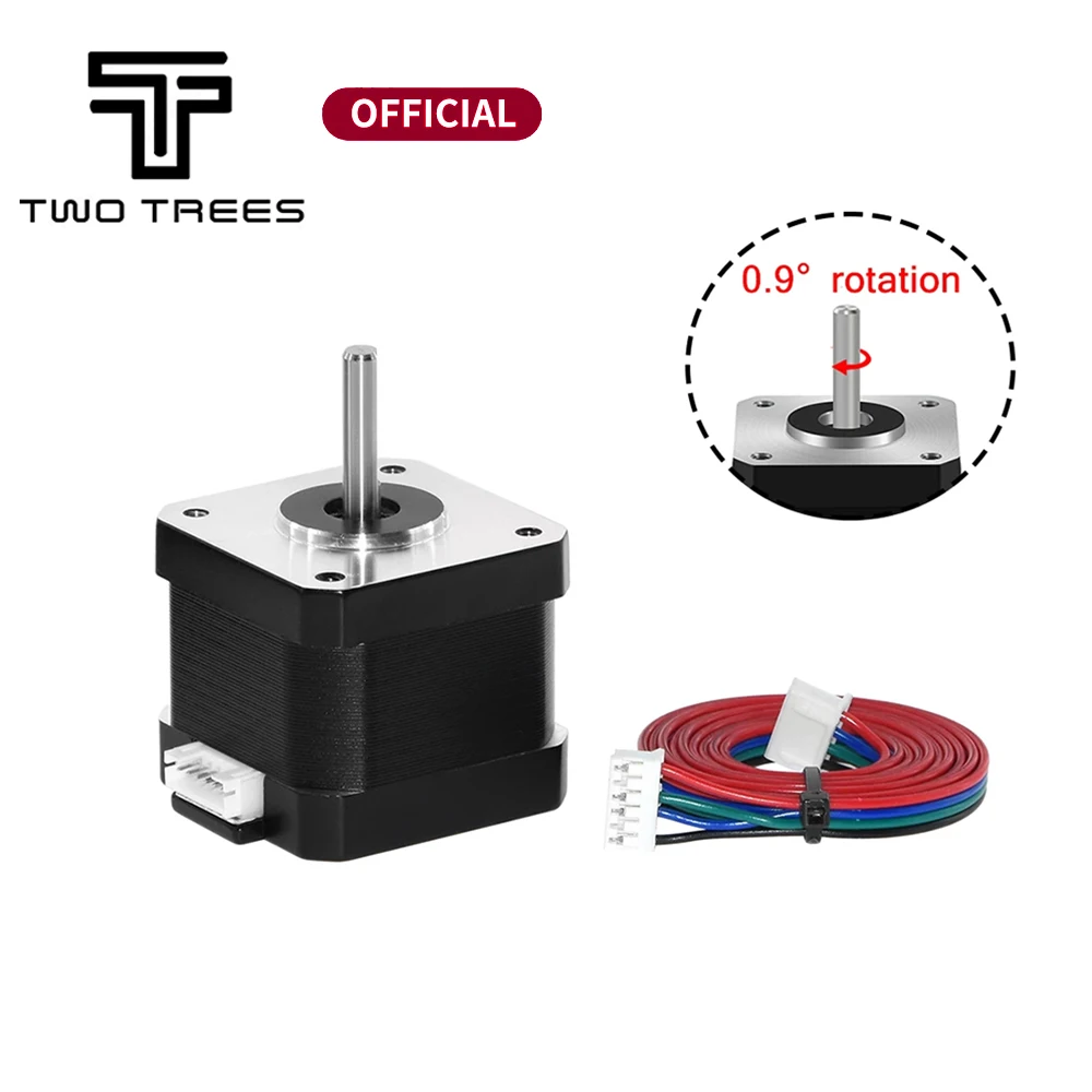 1pcs Nema17 Stepper Motor 0.9 Degree 280 mN.m/57g.cm 1.3A Nema 17HS4401S 4-lead Nema17 Step Motor DIY CNC For 3D Printer twotrees nema 17 stepper motor 23mm 17hs3401 17ncm 1a nema17 step 42 motor for cnc extruder 3d printer motor