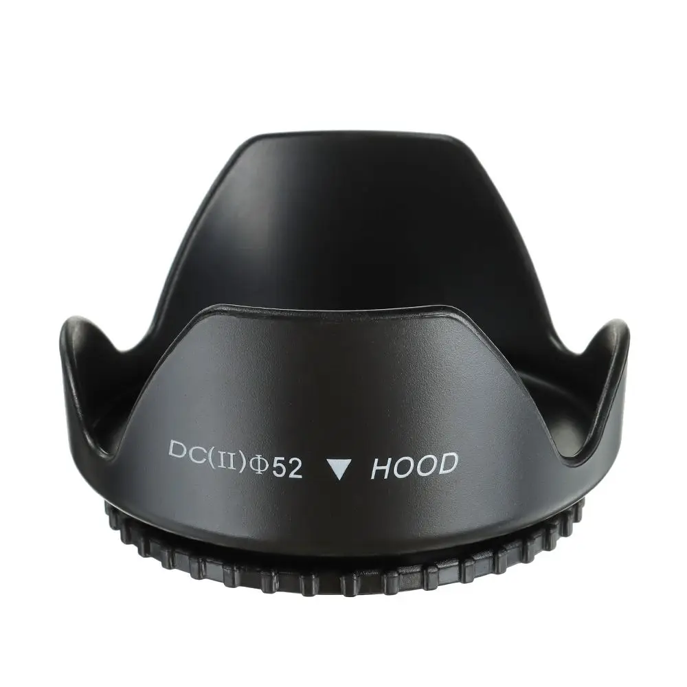 Universal Black Camera Lens Sunshade Hood