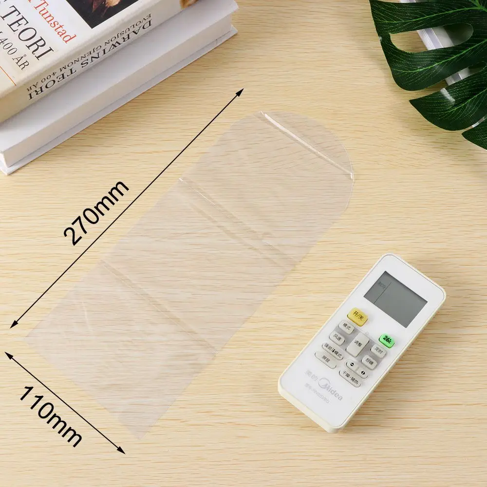 Waterproof Remote Control Cover 25Pcs Heat Shrink Film Protector Cover TV/Air Condition Remote Control Protector Household Tools