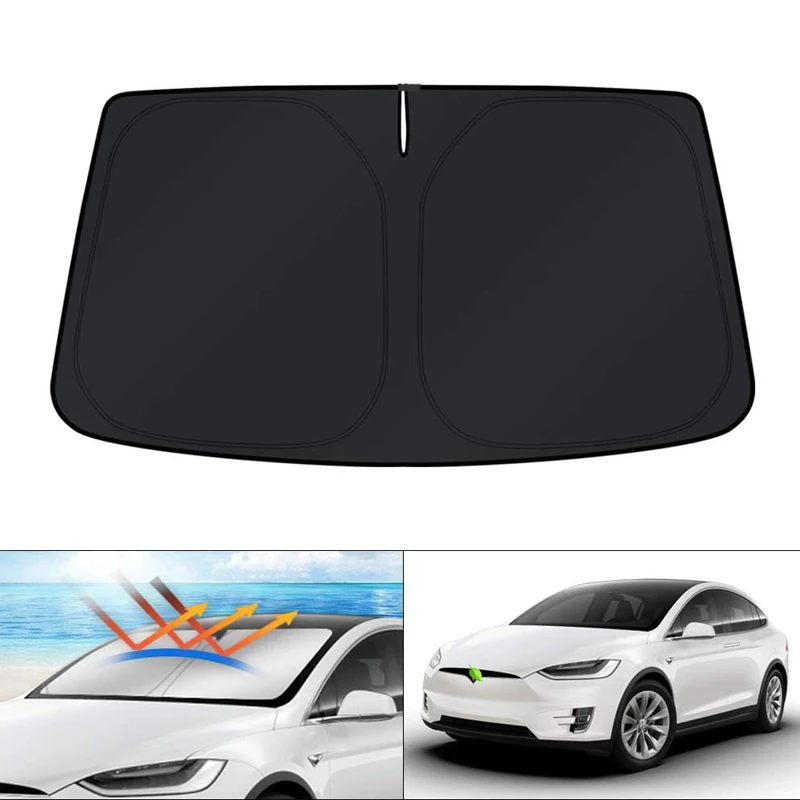 Car Windshield Sun Shade Covers Visors Uv Rays Protection Heat