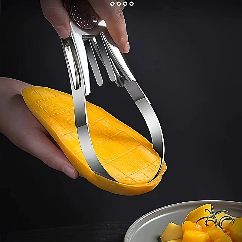 1pc Mango Cutter Creative Fruit Peeler Mango Slicer Watermelon Melon Fruit Divider Peeler Knife for Pulp Practical Kitchen