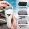 360 Degree Customized USB Rechargeable Professional Electric Pedicure Foot File Callus Remover Machine With Led Light 4