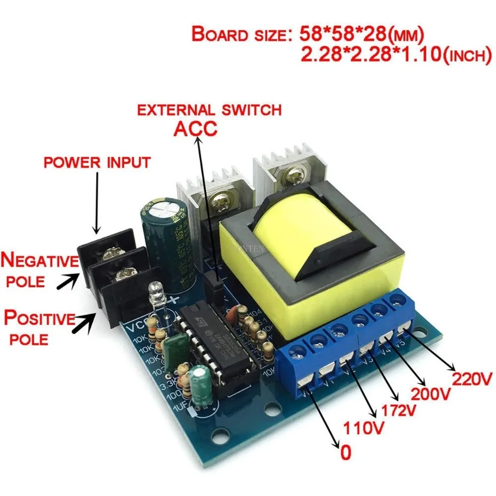 ������ �ν�Ʈ ������ DC-AC 12V  110V 220V 175V AC 150W �ι��� �ν�Ʈ ���� ���б� LT-SJ0216