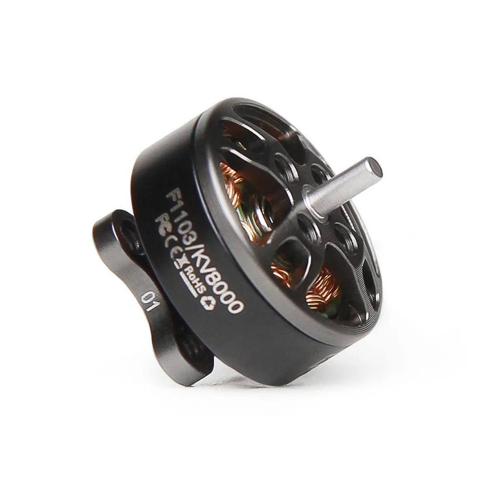 T-모터 브러시리스 FPV 모터, RC FPV 레이싱 이쑤시개, 타이니후프, 시네후프 드론용, F1103, 8000KV, 11000KV, 2-3S