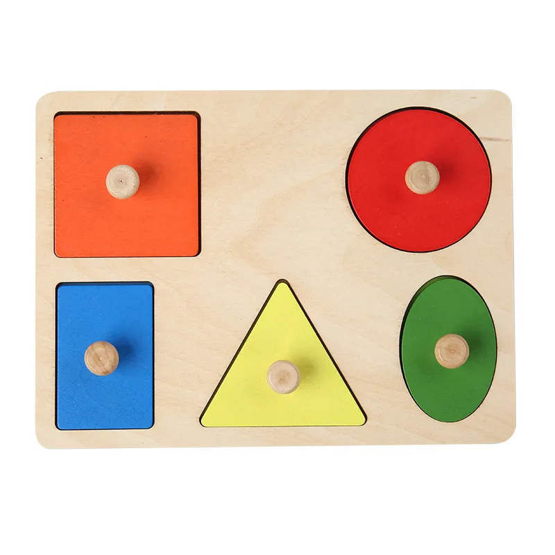 Wooden Puzzle Montessori Toy for Baby 2 6Y Kid Geometric Shape Color Sorter Puzzle Matching Game Children Early Educational (detail 10)