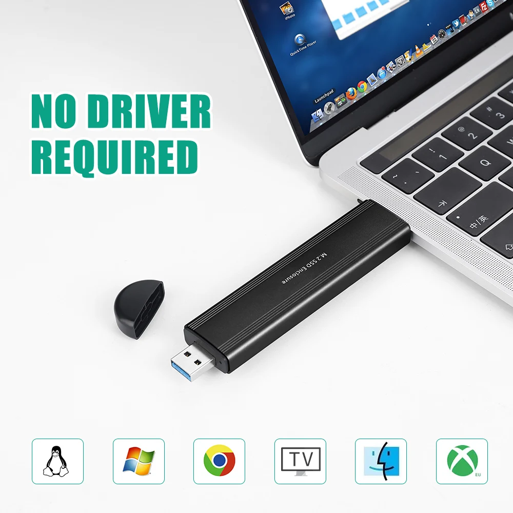 M2 SSD Case NVME Enclosure M.2 to USB Type C 3.1 SSD Adapter for NVME PCIE NGFF SATA M/B Key Disk Box M.2 Case hd NEW