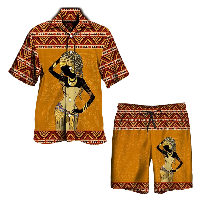 Paisley Print Men Suit 3D print Shirt Beach Shorts Oversized luxury 2Pcs set Vacation Vintage Streetwear Fashion Man Suits 5