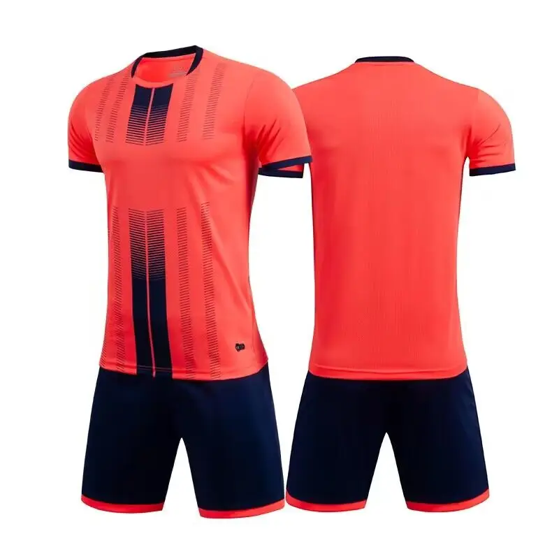 Children Boys Soccer Football Uniforms Short Sleeve Kids Football Uniforms Soccer Tracksuit Jersey Kit