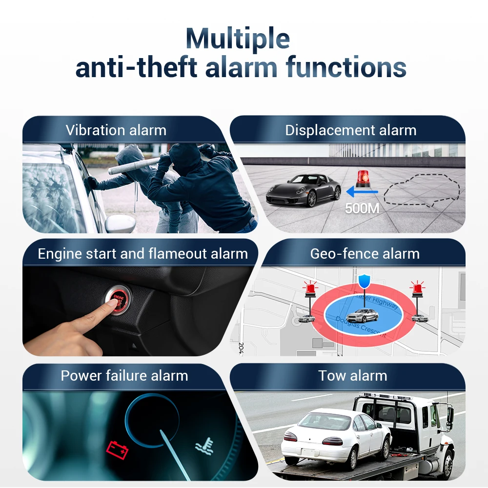 4G Relay GPS Tracker MV930G 9-95V Cut Off Fuel ACC status Detecting Geo Fence Alarm Anti-theft Alerts Locator APP Tracking gps tracker car tracker