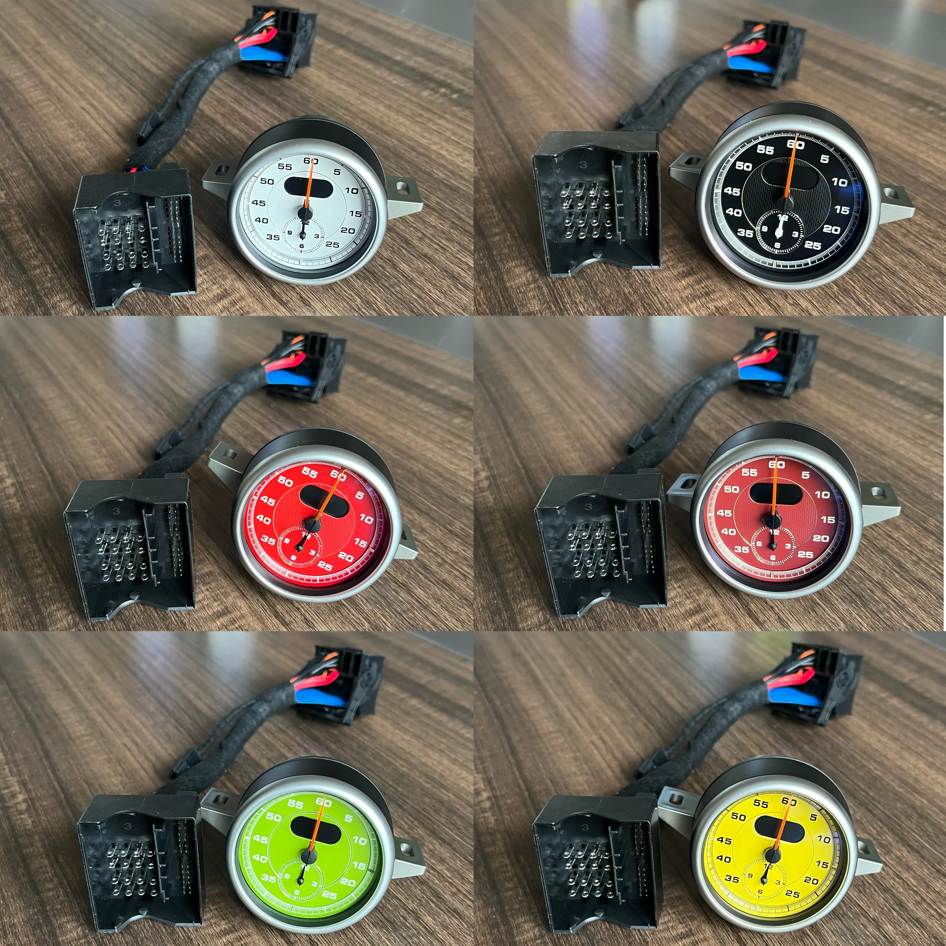 Stopwatch For Porsche Cayenne 958 Macan Panamera Boxster 718 911 Stopwatch Clock