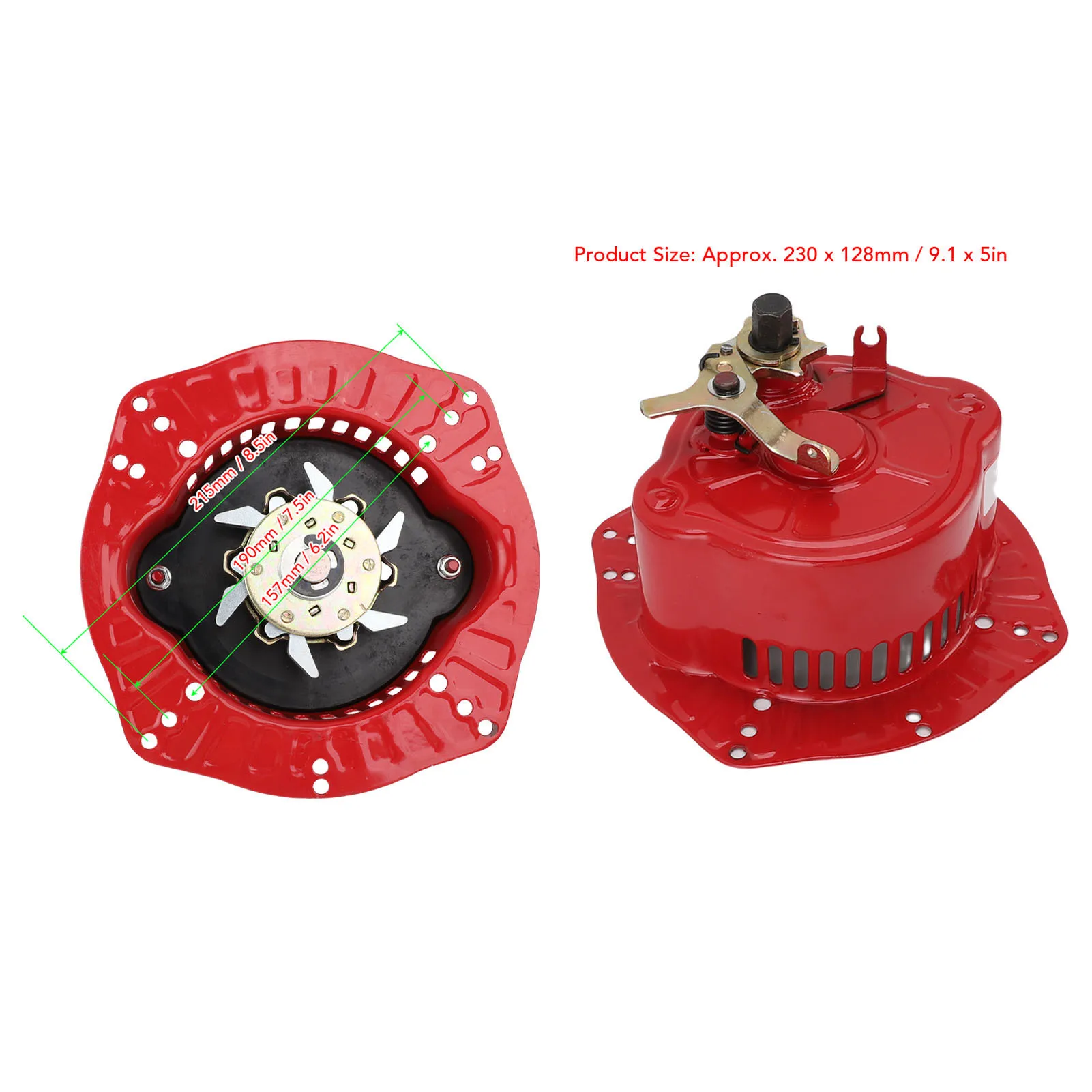 Avviamento A Manovella Per Motori 170F, 173F, 178F, 186F, 188F, 192F, 195F, In Metallo Resistente, Facile Da Installare E Compatto