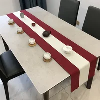 Chinese Style Linen Table Runner Modern Minimalist Tea Art Dresser Scarf Table Decor Washable Holiday Kitchen Dining Party Decor 2