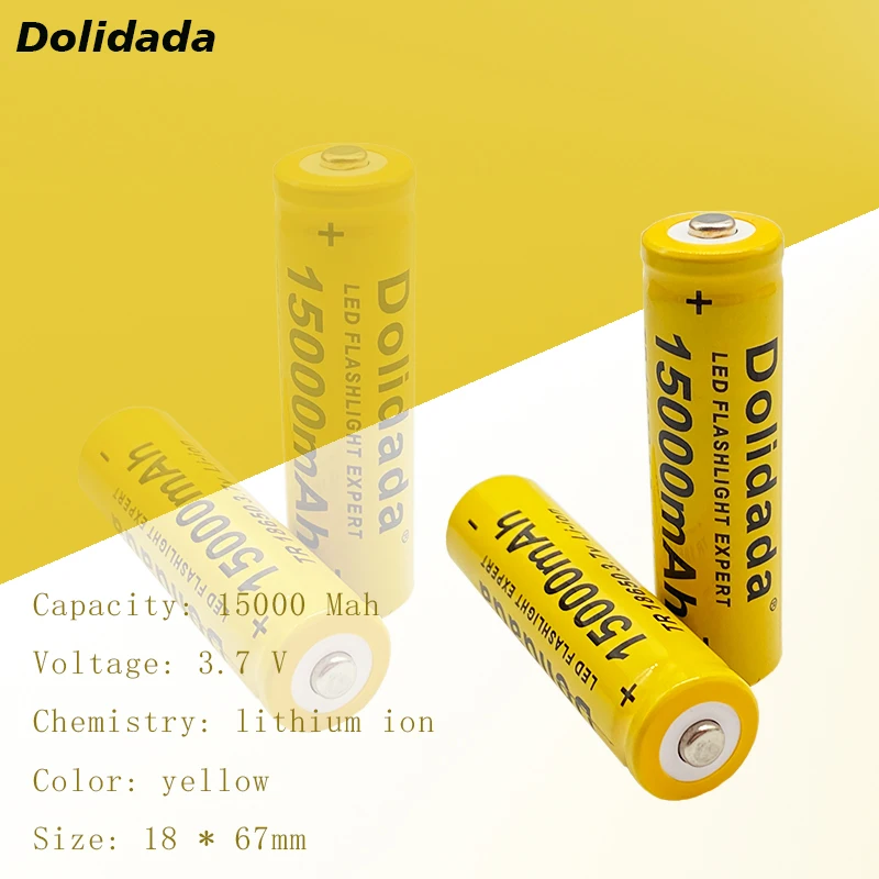 GARBERIEL 18650 5000 MAH 3.7V LI-ION UNIDAD AMARILLA