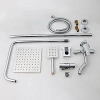 Kemaidi ห้องน้ำผสมห้องอาบน้ำฝักบัวอ่างอาบน้ำก๊อกฝนห้องอาบน้ำฝักบัวผนัง torneira แตะ8 "หัวฝักบัว1เซ็ตอาบน้ำก๊อกน้ำชุด 3