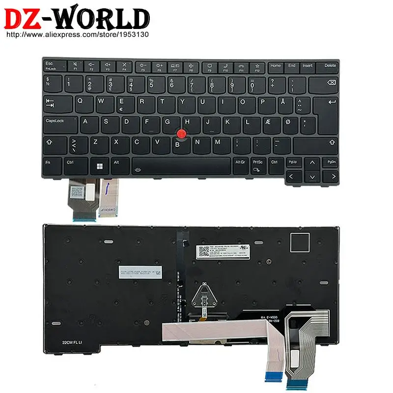 Teclado Retroiluminado para Lenovo Thinkpad T14 P14s L14 Gen g3 g4 Laptop Japonês fr Eua Reino Unido Inglês dk Dinamarquês jp 5n21d68058 - Imagem 5