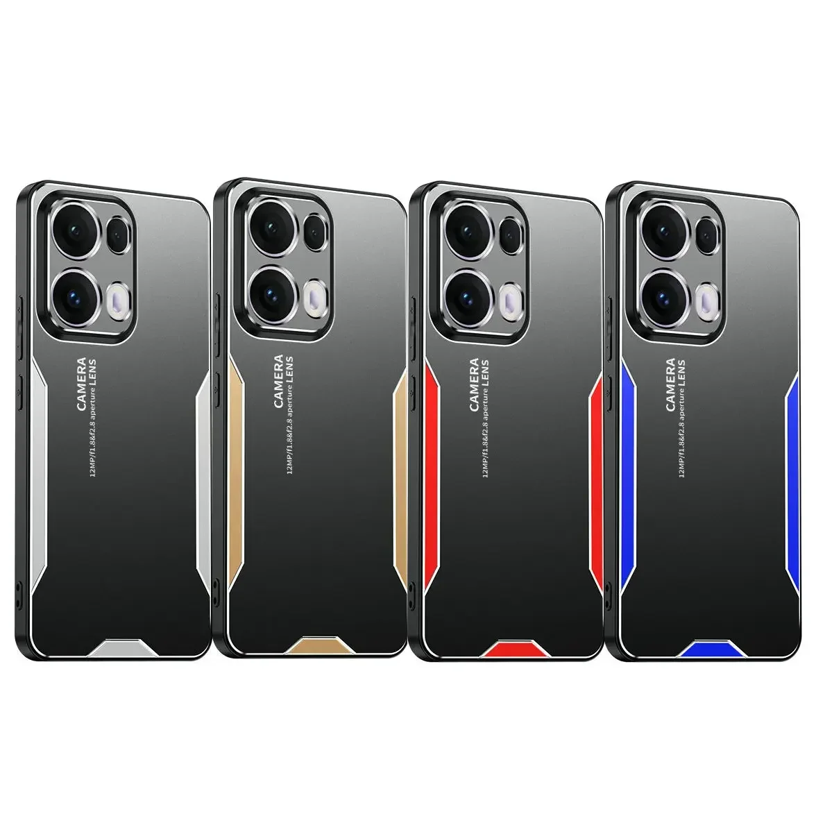 Premium Aluminum Alloy Matte Metal Shell Shockproof Phone Case