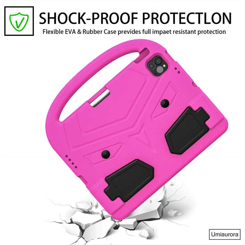 Enhanced Shockproof EVA Tablet Case Stand & Cover