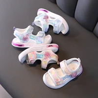 Summer Kids Shoes New Fashion Casual Girl Shoes Beach Soft Non Slip Child Sandals Breathable Exquisite Cute Trendy Princess Shoe 2