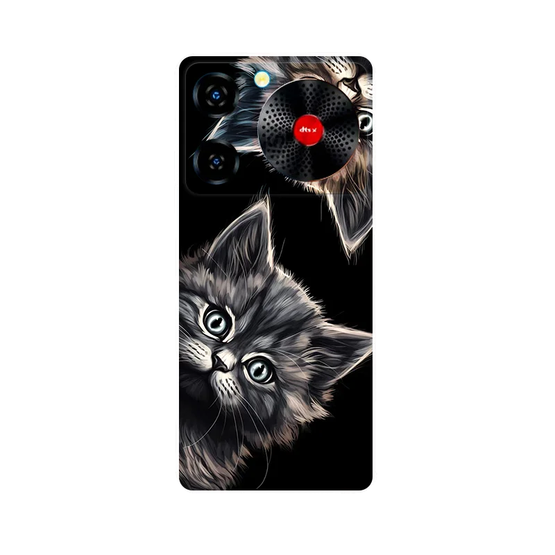Nubia Music Case - Funny Cute Silicone Soft Back with Shockproof Bumper