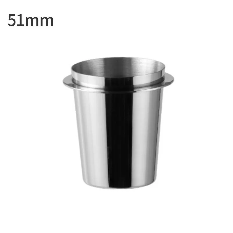 

51 53 58mm Coffee Dosing Cup Sniffing Mug For Espresso Machine Wear Resistant Stainless Steel Coffee Dosing Cup Accessories