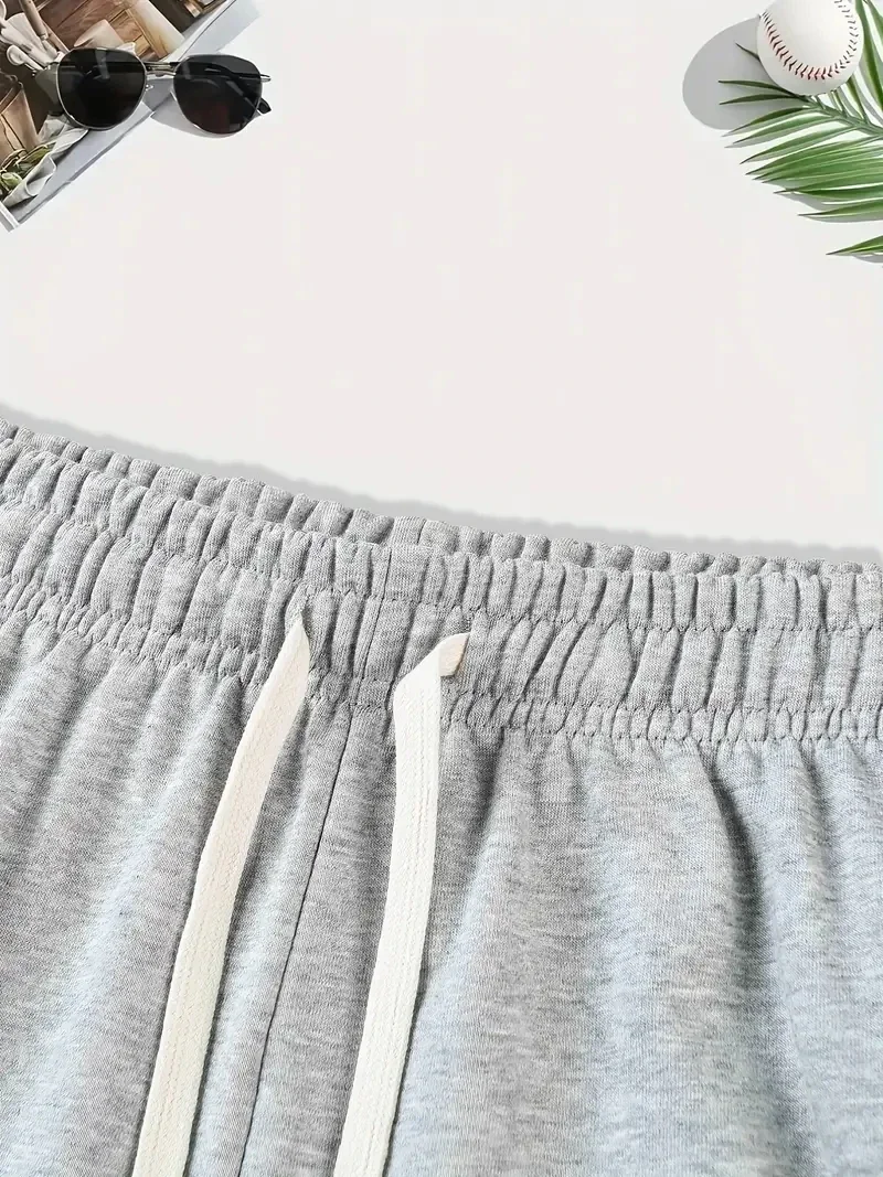 I LOVE MY GF Print Men's Summer Fashionable Drawstring Casual Sports Loose Shorts, Suitable for Sports, Comfortable  Versatile 4