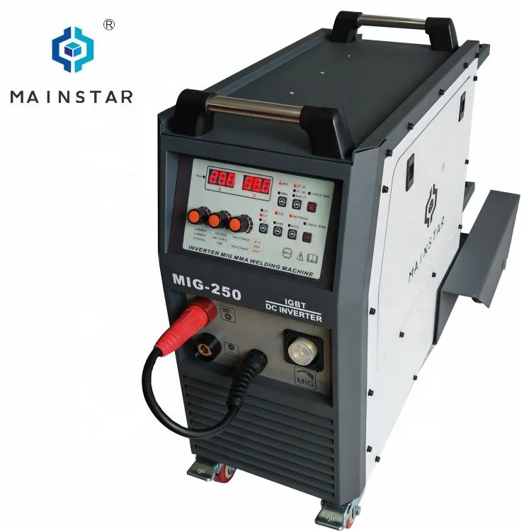 Mainstay Double Pulse Mig Welder MIG 250/280/315 soldadora Mag MMA ARC TIG 3 in 1 Welding Machine Aluminum 6