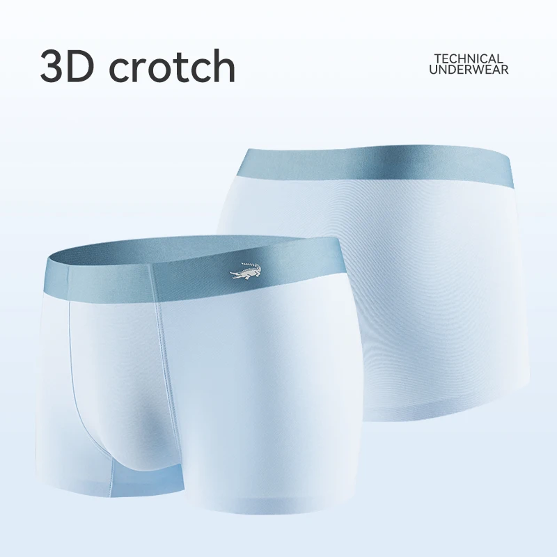 Men Underwear Pure Cotton Boxer Shorts Graphene 3A Antibacterial Underpants Moisture Absorbent Elastic Male Panties 3pcs L-5XL