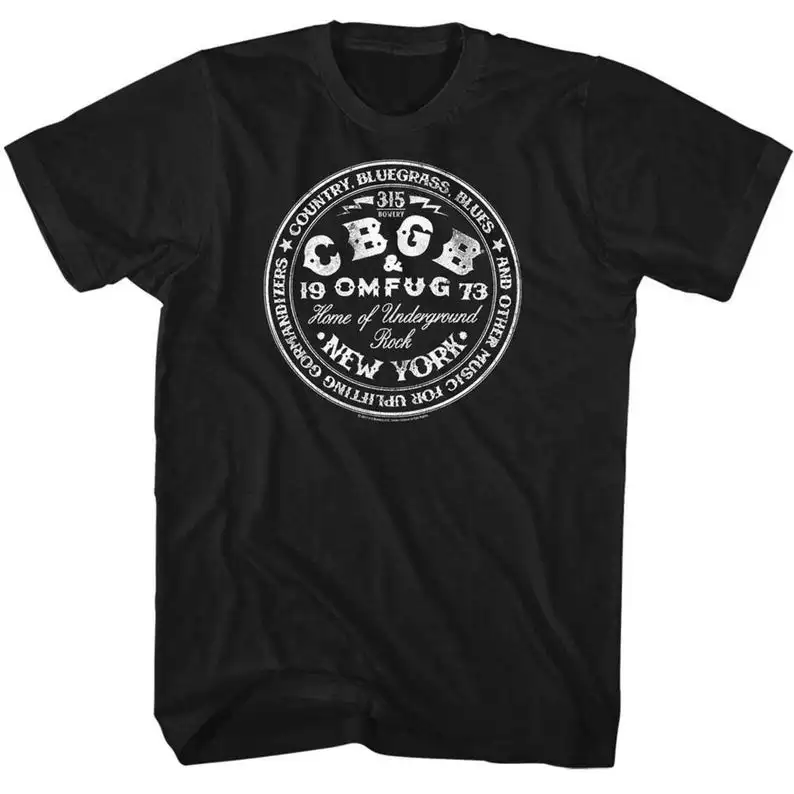 

CBGB Circle Logo Black Adult T-Shirt