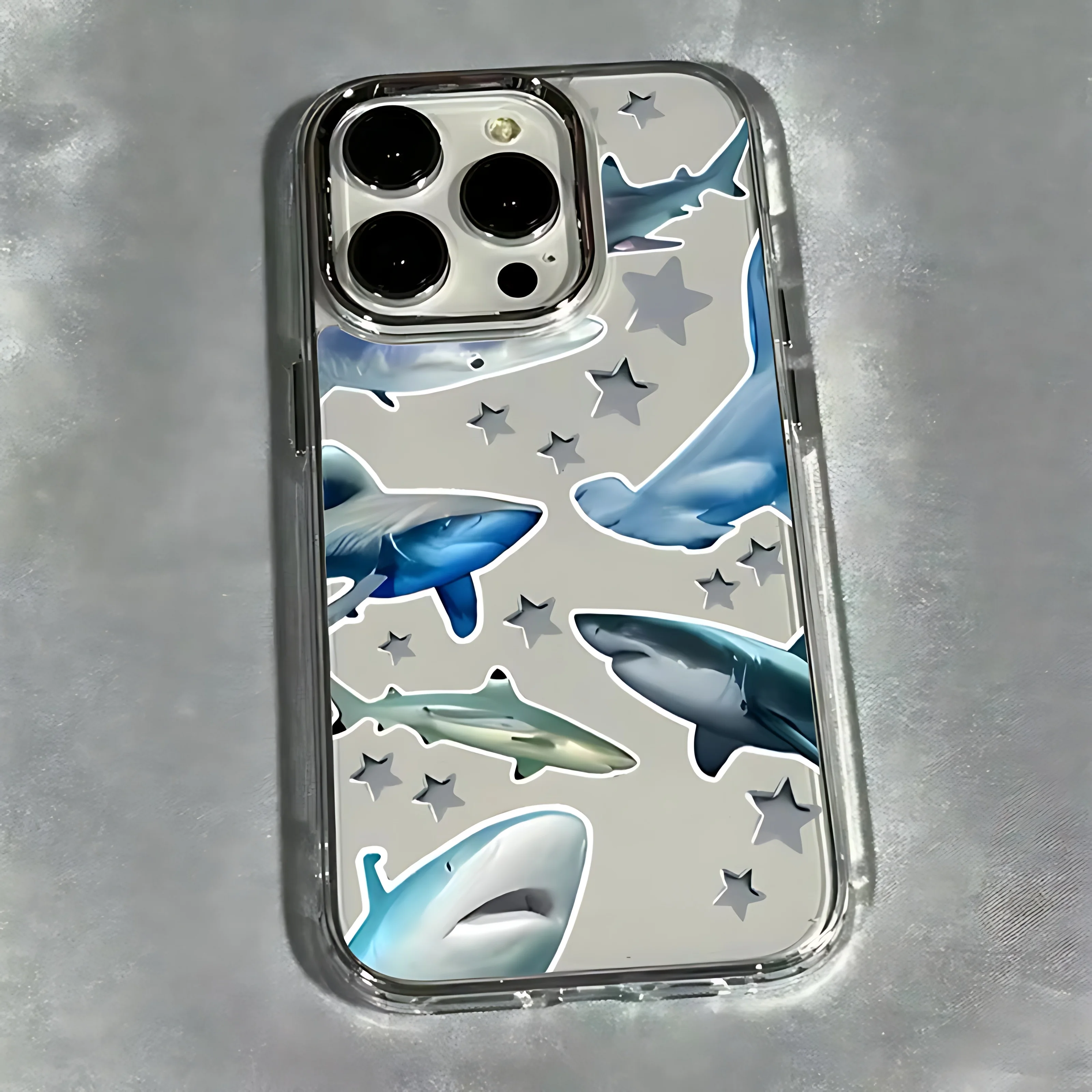 Summer Marine Shark Pattern Phone Case
