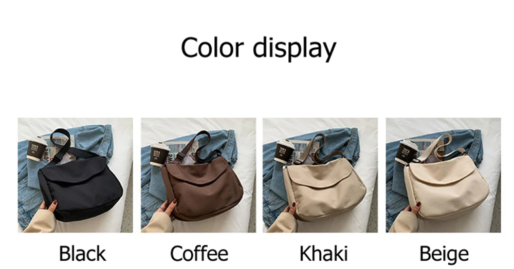 Solid Color Designer 2022 New Women'S Crossbody Bag Fashion High Quality Nylon Ladies Shoulder Bag Girls Student Bags Sac A Main 2 Solid Color Designer 2022 New Women'S Crossbody Bag Fashion High Quality Nylon Ladies Shoulder Bag Girls Student Bags Sac A Main