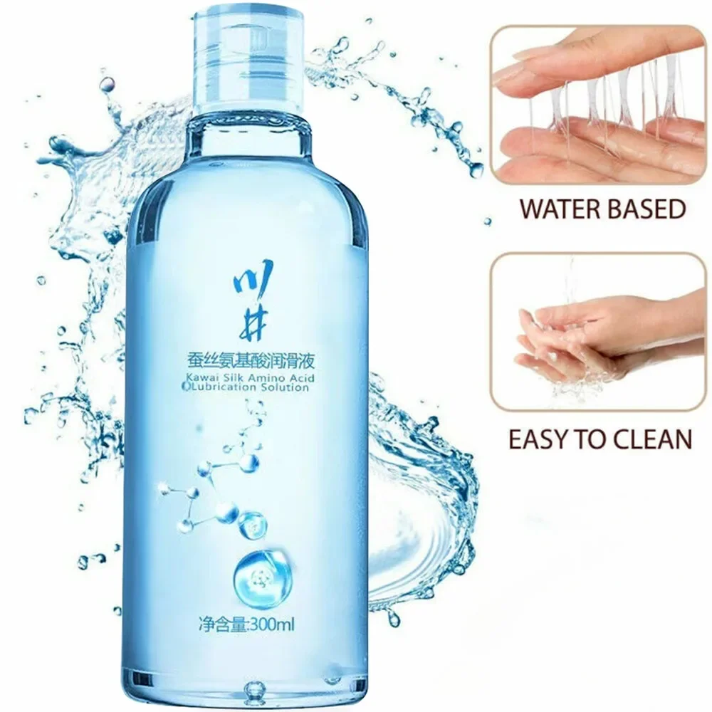 300ml Sex Lube persönliches Gleitmittel für Seide Aminosäure Gleitmittel viskoses Schmier mittel für Paare Öl schmierung Erwachsenen Intimwaren 2