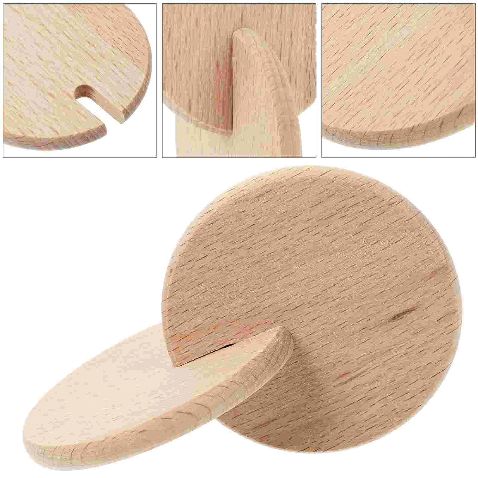 

2 Sets Baby Interlocking Wood Discs Early Learning Toy for Toddlers Baby Kids