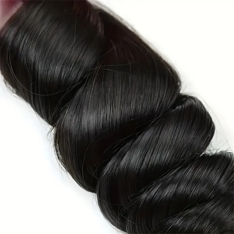 Loose Deep Wave Bundles Brazilian Raw Human Hair Weave Bundles 1/3/4 Bundle Deals Human Hair Extensions For Women