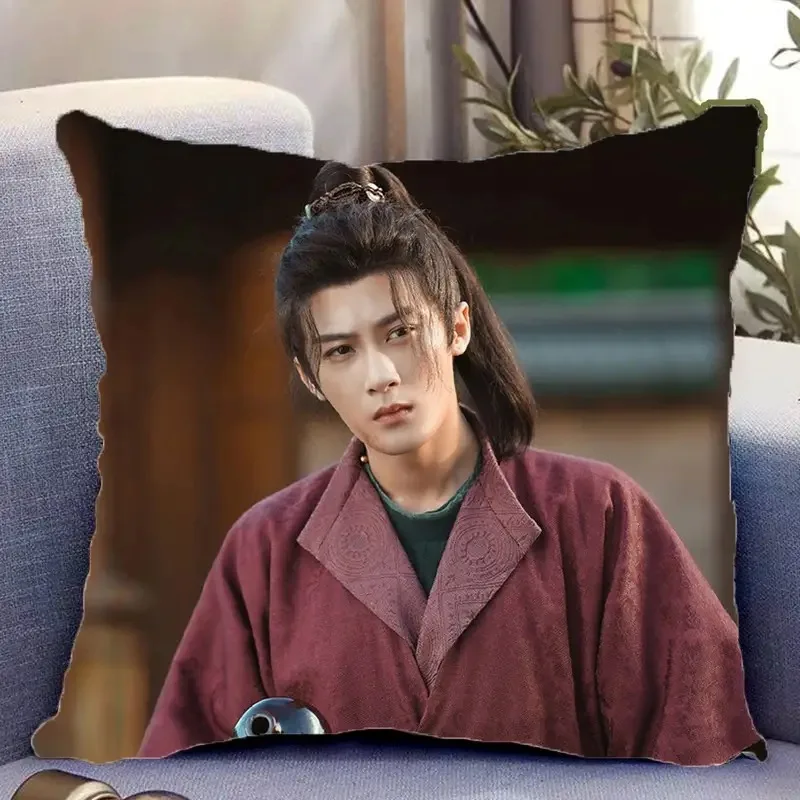 Tan Jainci Zhou Yiran HD 포스터 양면 인쇄 베갯잇 TV Go East Yuan Mo 드라마 스틸 홈 자동차 장식 쿠션 커버