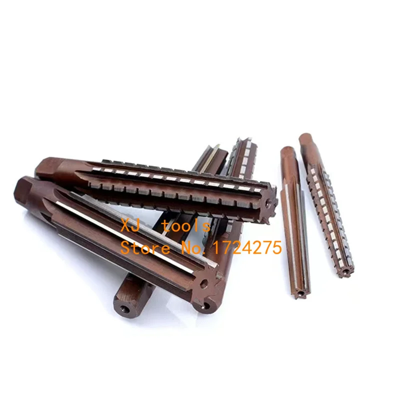 Alloy Tool Stee Hand Reamer,Mohs Reamer MT1/MT2/MT3/MT4 International Standards,Finishing,Roughing,Mechanical Lathe 2 Pcs 5