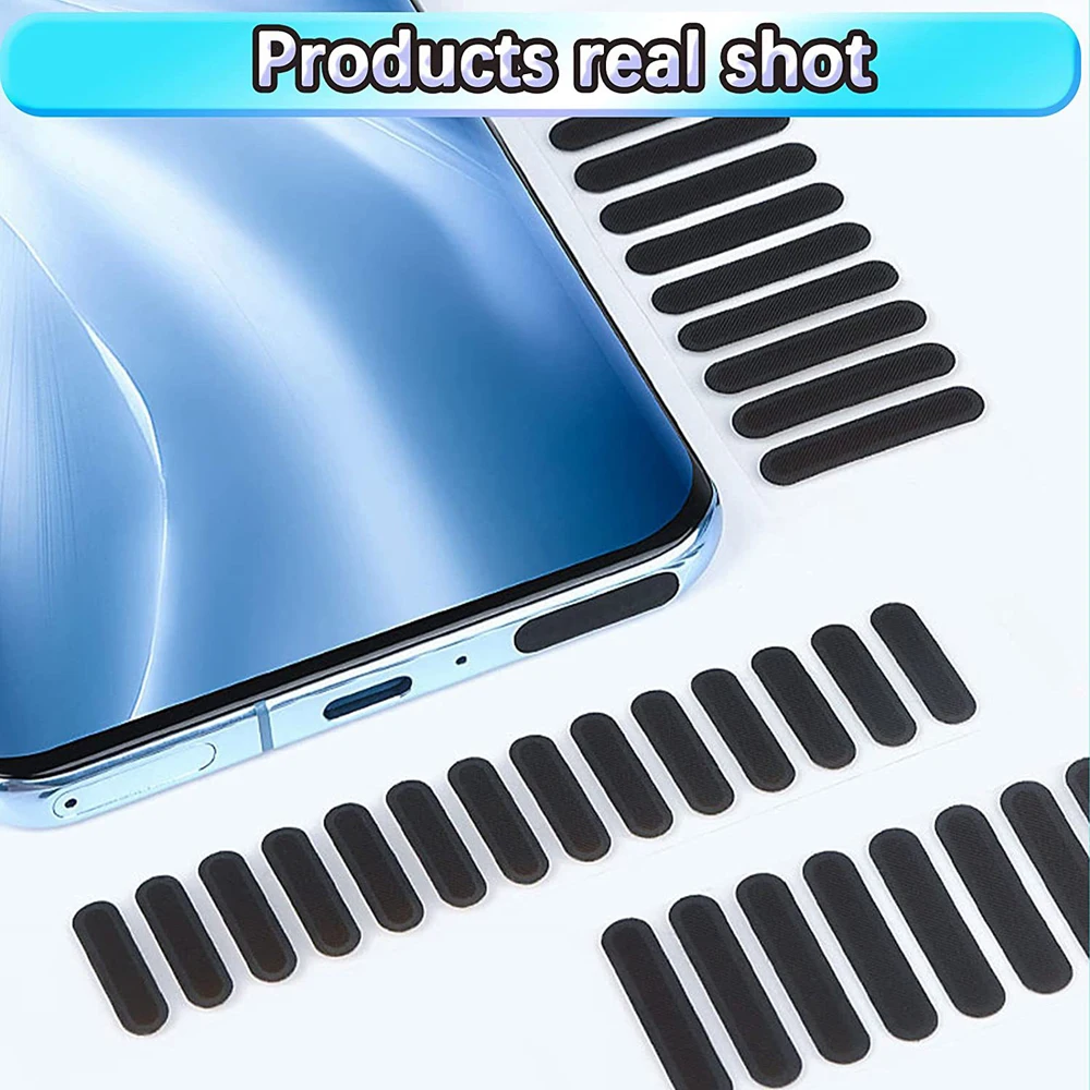 1-50pc niversal Mobile Phone Speaker Dust Mesh Sticker Type C Dust Plug for Samsung Xiaomi Redmi Huawei Net Speaker Cleaning Kit — view 2