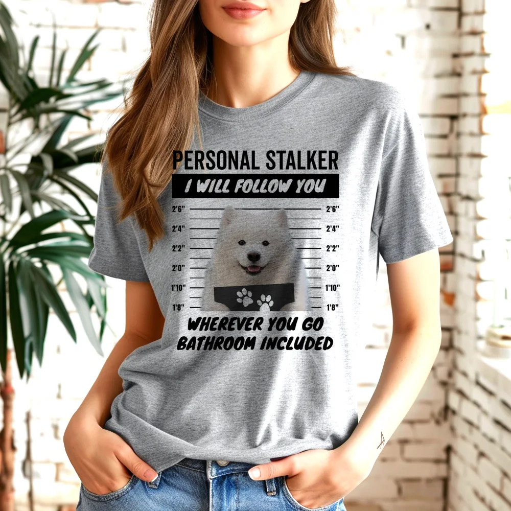 

Samoyed t-shirts women designer summer harajuku top female y2k manga Japanese clothes