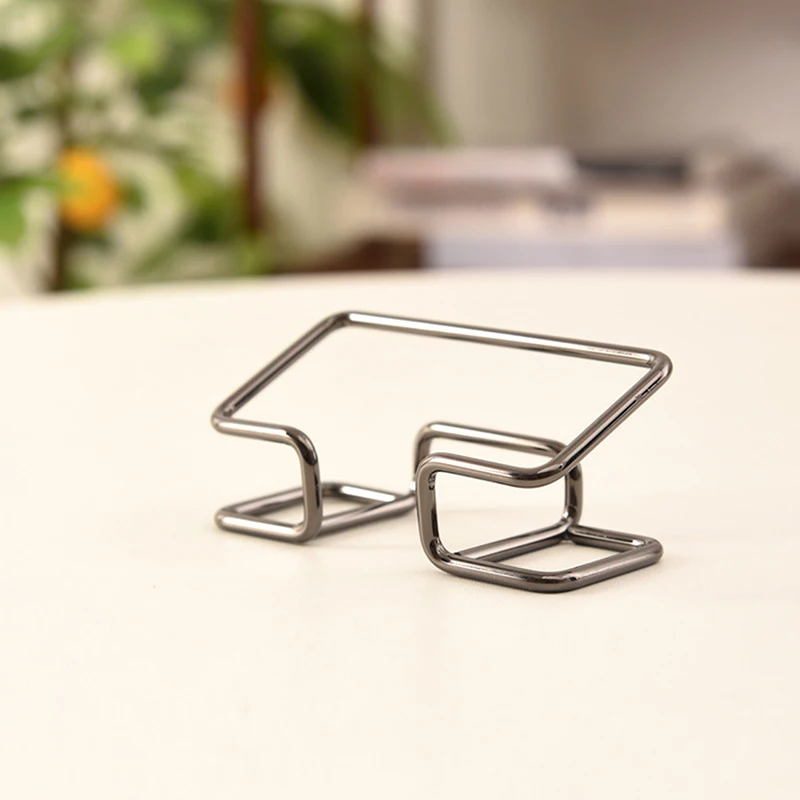 비즈니스 카드홀더 데스크 브래킷 카드 정리함, 사무실 선물 디스플레이 홀더, 1 개