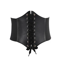 Corset femme gaine amincissante Sexy large ceinture en cuir Cummerbunds sangle ceintures pour femmes taille haute minceur Corsets et Bustiers,corset femme 1