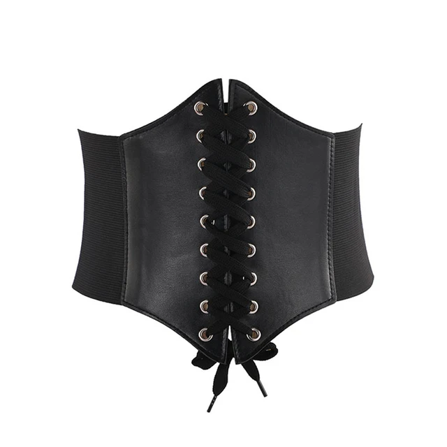Corset femme gaine amincissante Sexy large ceinture en cuir Cummerbunds sangle ceintures pour femmes taille haute minceur Corsets et Bustiers,corset femme 1