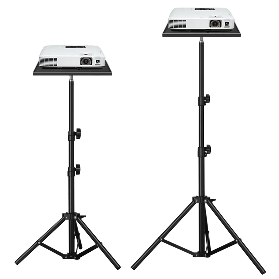 Height Adjustable Projector Tripod Tray Stand