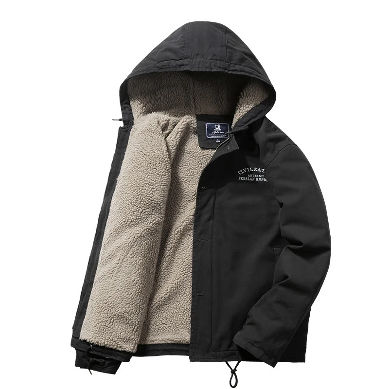 autumn-winter-heavy-jacket-work-cotton-clothes-men's-outdoor-sport-camping-trekking-climbing-cycling-corduroy-padded-hooded-coat