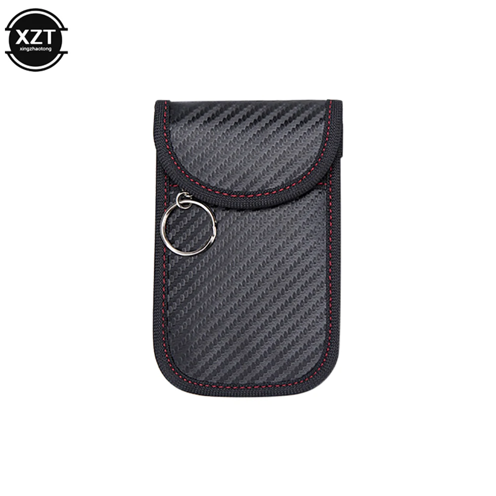 Car Key Signal Blocker Case Faraday Cage Fob Pouch Keyless RFID Blocking Bag Key Bag car key blocker car key shielding box faraday key fob protector