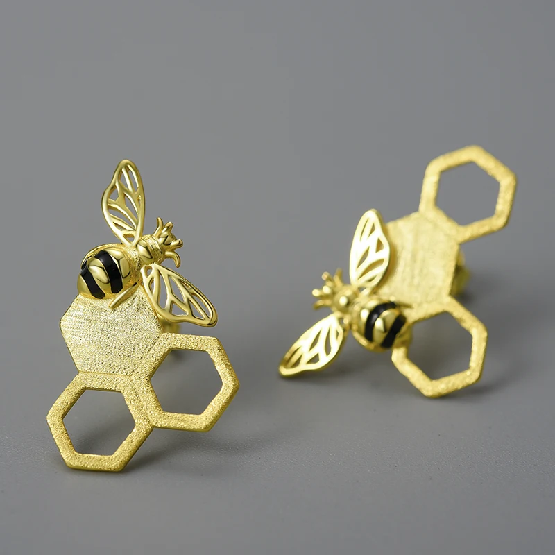 Lotus Fun Orecchini A Goccia In Argento 925 Con Foglia Di Ginkgo, Fatti A Mano, Unici Per Donna