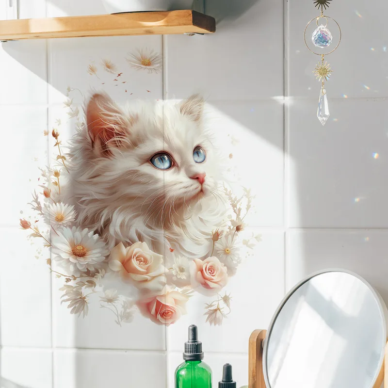 Wall Stickers Vinyl Decal Stickers Children Room Decoration Cute Cat