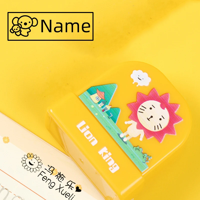 Custom Name Seals Stamp For Baby Teachers Kids Children's Clothing Waterproof Not Faded DIY Personalized Clothes Toys