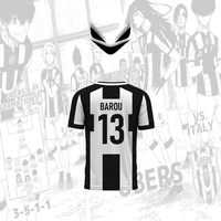 Summer 3D printing Futsal & Football Motif VL Replika Anime Ubers Blue Lock Full Print Cosplay T-shirt Kids Adults Tops Clothing 2