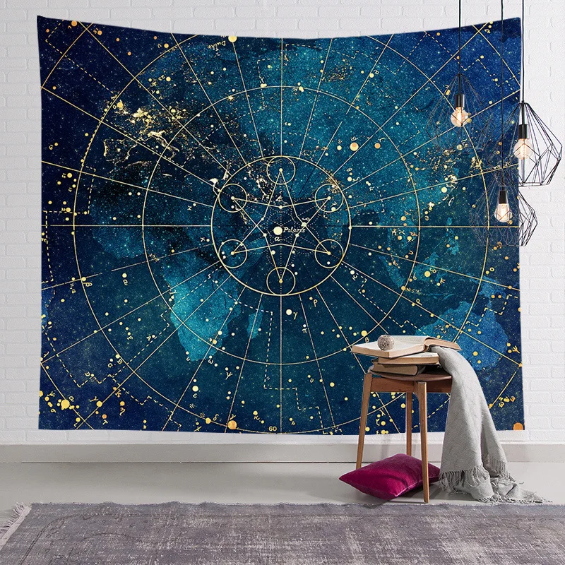 

AstrolabeWall Tapestry Hanging Cloth Background Wall Decoration Living Room Bedroom Layout Photo Live Background Tapestry